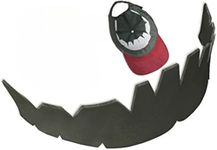 2Pk. Baseball Caps Wrap-Around Crown Inserts| Hat Shaper| Washing Aide & Storage| for Polo caps| for Flex-fit caps (Black)