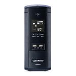 CyberPower BRG1000AVRLCD Intelligent LCD UPS System, 1000VA/600W, 10 Outlets, AVR, Mini-Tower, UL Certified, 5-Year Warranty