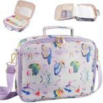 ATDIAG Bible Cover Case for Women Bible Case Girls Bible Bags Kids,Church Bag Bible Protective with Handle and Zippered Pockets Adjustable Shoulder Strap,Bible Gift