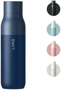 LARQ Bottle Twist Top 500ml - Bouteille d'eau en acier inoxydable isolée | Thermos, sans BPA | Bouteille d'eau réutilisable pour le camping, le bureau et les voyages, Monaco Blue