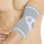 NEOtech Care Elbow Support Brace, Bamboo Fiber, Gray (Size M, 1 Unit)