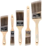 Pro Grade- Paint Brushes - 5 Piece 