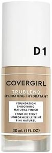 COVERGIRL truBlend Liquid Foundation Makeup Creamy Beige D1, 1 oz (packaging may vary)