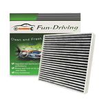 FUN-DRIVING FD727 Cabin Air Filter for ELANTRA (2021-2023),SANTA CRUZ (2022-2023),SANTA FE (2021-2023),TUCSON 2022-2023,K5 2021-2023,SORENTO 2021-2023,SONATA 2020-2023,GV60 2023,NIRO 23,SPORTAGE 23