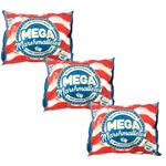 Mega Marshmallow 550g - Tasty, Fluffy, Extra Large Fat Free. Smores & Roasting. Pack of 3 | - 550g X 3