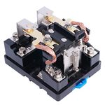 TWTADE/JQX-62F-2Z Coil Voltage AC 220V 80A DPDT Electronmagnetic Relay,High Power Relay (AC 220V)