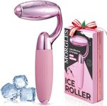 MORGLES Ice Roller for Face and Eyes, Ice Face Roller for Women Skin Care, Cold Facial Roller for Puffiness, Migraine Relief and Lymphatic Drainage