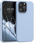 kwmobile Case Compatible with Apple iPhone 13 Pro Case - TPU Silicone Phone Cover with Soft Finish - Light Blue Matte