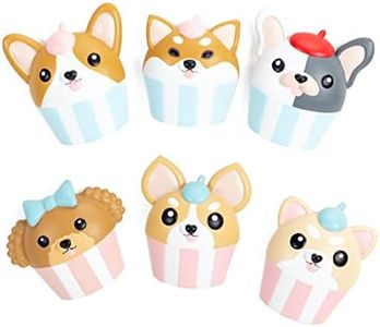 DANVON Cute Dog Fridge Magnets,3D Funny Puppy Refrigerator Magnets by Resin,Handmade Strong Hold Decorative Magnets Stickers for Home Kitchen Office Whiteboard Locker Car 6 Pcs¡­