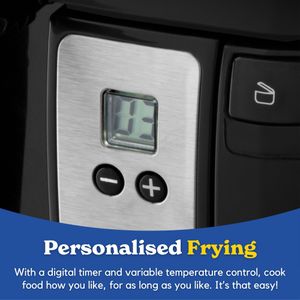 Russell Hobbs 3L Deep Fat Fryer – Stainless Steel Electric Fryer