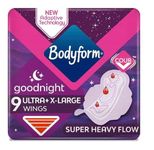 Bodyform Ultra Goodnight Extra Large Sanitary Towels with Wings 27 Pads 3 X 9