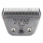 Furzone Detachable Blade - Size 7FW Wide Blade 1/8", Made of Extra Durable Japanese Steel, Compatible with Most Andis, Oster, Wahl A5 Clippers