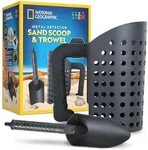 NATIONAL GEOGRAPHIC Metal Detector Accessories – Includes Sand Scoop for Metal Detecting and Metal Detector Shovel, Use as Sand Sifter for The Beach, Metal Detecting Accessories