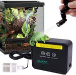 NouveLife Reptile Humidifiers Intelligent Spray System, Automatic Sprayer for Vivarium Tank with Timing Controller, Adjustable 360°Misting Nozzles