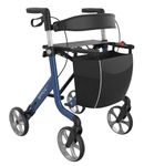 Rehasense Space LX - The Aluminium Lightweight Rollator/Walker (Champagne, Large)