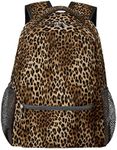 Leopard Print Backpack School Bookb