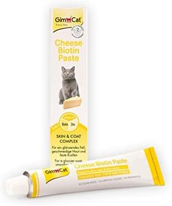 GimCat Cheese Biotin Pasta - Con formaggio aromatico, zinco e olio di lino per il pelo, la cute e gli artigli - 1 tubetto (1 x 50 g)