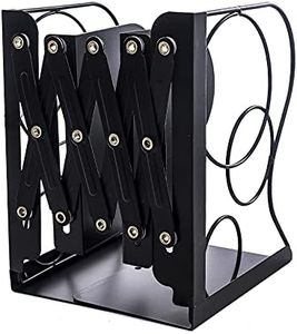 Adjustable Bookends Metal Book Ends for Heavy Book Holder Heavy Duty Bookends Nonskid Bookcase Desktop Book Organizer Binder Holder
