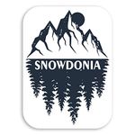 2 x 10cm Snowdonia Wales Vinyl Stickers - Hiking Camping Luggage Sticker #30552 (10cm Tall)