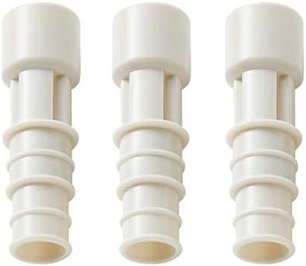 Iseto I-578-3 Insect Repellent Cap for Air Conditioning Drain Hose, White, Diameter 0.08 x 2.6 inches (2 x 6.5 cm), Made in Japan, Just Plug into Air Conditioner Hose, Set of 3