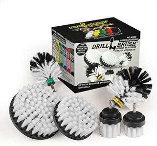 Drill Brush – Ultimate Car Wash Kit - Cleaning Supplies – Car Carpet - Truck Accessories - Wheel Brush - Motorcycle Accessories - Car Mats - Spin Brush - Interior Leather, Vinyl, Upholstery, Fabric