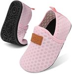 Toddler Slippers Girl House Shoes Toddler Non Slip Water Beach Swim Aqua Shoes Socks Kids Quick Dry Pool Shoes Pink Size 9-9.5