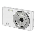 1080P 38MP Digital Camera, 2.4 Inch 16X Digital Zoom Camcorder, Compact Point Shoot Camera Portable Small Camera for Teens Beginners