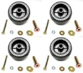 The ROP Shop (4) Deck Wheel Roller Kits for Exmark 116-9981 Turf Ranger Turf Tracer Tractors