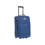 Skylark 20" Cabin Carry On Suitcase Super Lightweight Expandable 2 Wheel Soft Shell Luggage with Built in Combination Lock for All Airlines EasyJet Ryanair British Airways 55x35x20