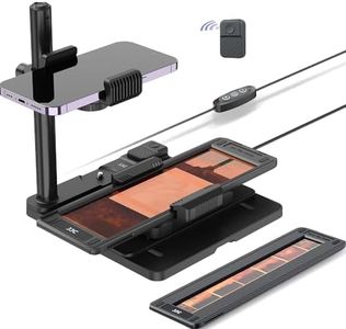 JJC Mobiles Filmdigitalisier-Adapter-Set mit Dia-Viewer-Licht-Pad – Konvertieren Sie 35 mm/120 mm Negative Dia-Filme in Digitale, Smartphone-Digitalisierer, Scanner-Set