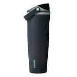 Owala FreeSip Sway Insulated Stainless Steel Water Bottle with Two-Way Spout, Built-In Straw and Bucket Handle, Made for Travel, School, and Sports, 1185ml, BPA Free, Leak Proof, Foggy Tide, (Grey)