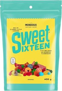 Sweet Sixteen Original Candy – Classic Mix of Sweet and Sour-Coated Gummies – 400g per Pack, Peanut & Nut-Free Candies, Soft, Chewy, and Always Fresh