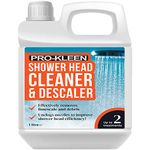 Pro-Kleen Shower Head Cleaner & Descaler - Deeply Cleans to Remove Dirt, Bacteria, Limescale, Grime and Debris - Prevents Legionella Bacteria - Easy to Use Formula (1 Litre)