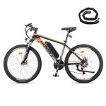 Fafrees 26" Electric Bike, Electric Bikes for Adults WITH 468Wh Removable Battery, Pedal Assist Ebikes for Men Women, 250W Electric Bicycle for City, 25KM/H 21 Speed MTB, HAILONG Black