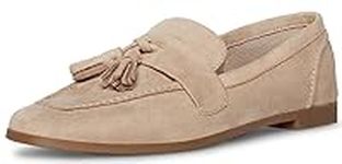 Steve Madden Women's Flats, Tan Suede Tassel, 9