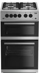 Beko KDVG592S 50cm Double Oven Gas Cooker - Silver