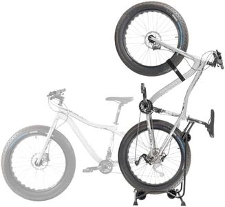 CyclingDeal Upright Fat Tire Bike Stand - Vertical & Horizontal Bicycle Stand Bicycle Storage - Premium Vertical Bike Rack Garage - Bicycle Rack Bike Storage Stand - Wheel Size up to 29"