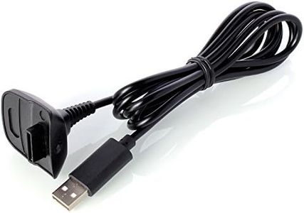 Neuftech - cavo usb di Caricatore per Xbox 360 Controller Wireless - Nero