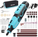 DURATECH Cordless Rotary Tool, 12V Rechargeable Rotary Tool with 118pcs Accessories, 7 Variable Speed 35000RPM, Power Rotary Multi Tool Kit for Sanding, Polishing, Carving, Drilling and DIY Crafts