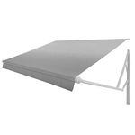 RV Awning Replacement Vinyl Fabric (Grey, (21′) 20’2″ x 8’2″)