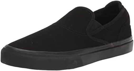 Emerica Men's Wino G6 Slip-On Skate Shoe, Black, 8.5