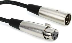 HosaTech XLR-105 5ft XLR3F to XLR3M Balanced Interconnect Cable