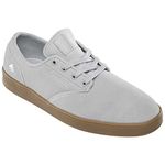 Emerica Men's Romero Laced Skate Shoe, Grey/White/Gold, 8.5