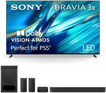 Sony BRAVIA 3 II 100-Inch 4K Ultra HD LED Smart TV (K-100XR30M2) with BRAVIA Theater System 6 5.1ch Home Theater Sound Bar Bundle