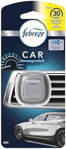 Febreze Auto Lufterfrischer 2ml, Auto-Clip Starterset Neuwagenduft Bekämpft Gerüche Im Auto, 1 Einheit