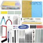 Bigstone 85 PCS Gundam Model Tools Kit Hobby Building Tools Set for Cars, Airplanes, Buildings, Gundam, Robots Models Building Repairing and Fixing