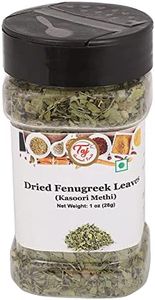 TAJ Kasoori Methi | Dried Fenugreek Leaves | Product of India | 1oz (28g)