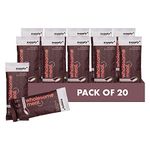 SUPPLY6 Plant Based Wholesome Chocolate Meal Replacement Powder for Essential Nutrition & Weight Management - 100 gm Each (20 Sachet)