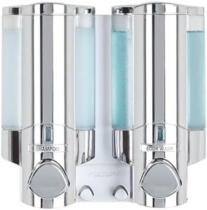 Better Living Products 76245-1 Aviva Two Chamber Dispenser, Chrome