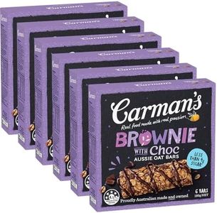 Carman's Aussie Oat Bars Choc Brownie 6x180g (Pack of 36)